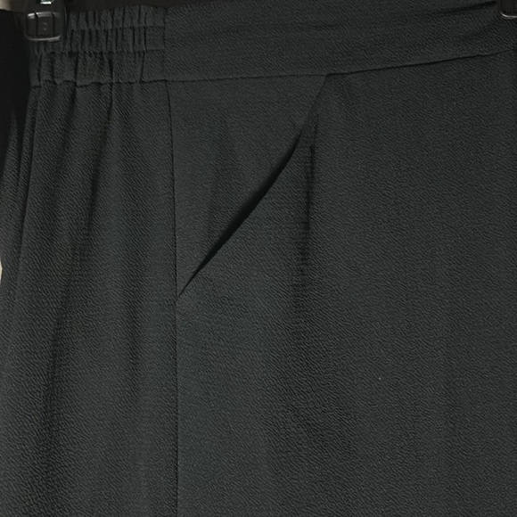 Max Studio Wide Leg Cropped Pants Women's Size S Beach Vibes Lightweight - Picture 8 of 11